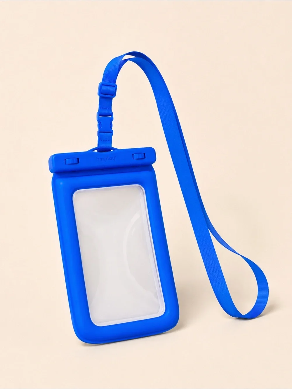 heyday Waterproof Tech Phone Pouch Blue Lanyard Fits Up to 6.7”
